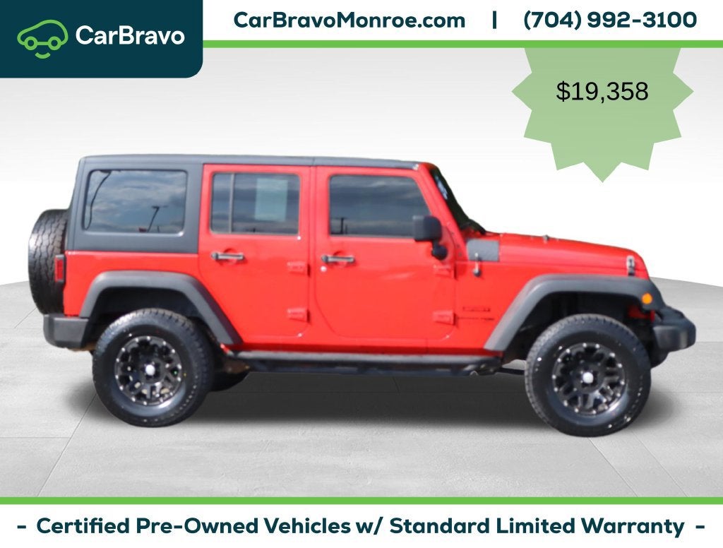 2018 Jeep Wrangler JK Unlimited Sport 4x4
