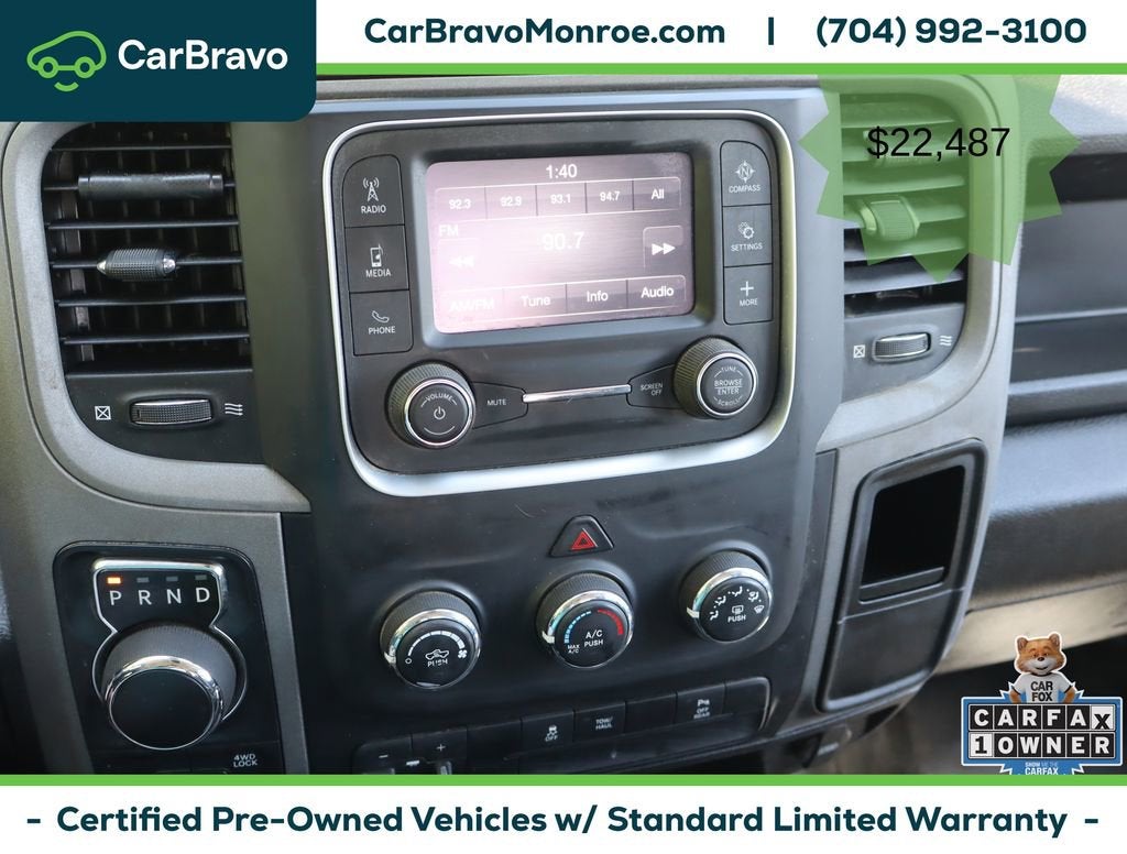 2023 RAM 1500 Classic Tradesman 4x4 Quad Cab 6'4" Box