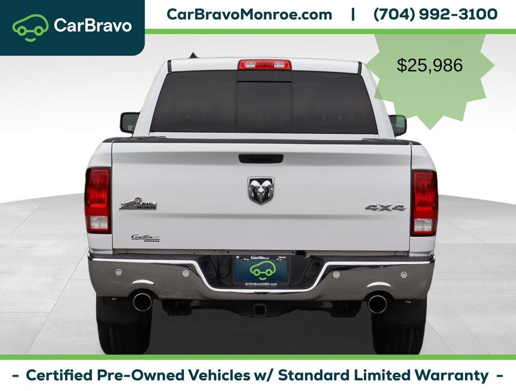 2019 RAM 1500 Classic Big Horn Crew Cab 4x4 5'7" Box