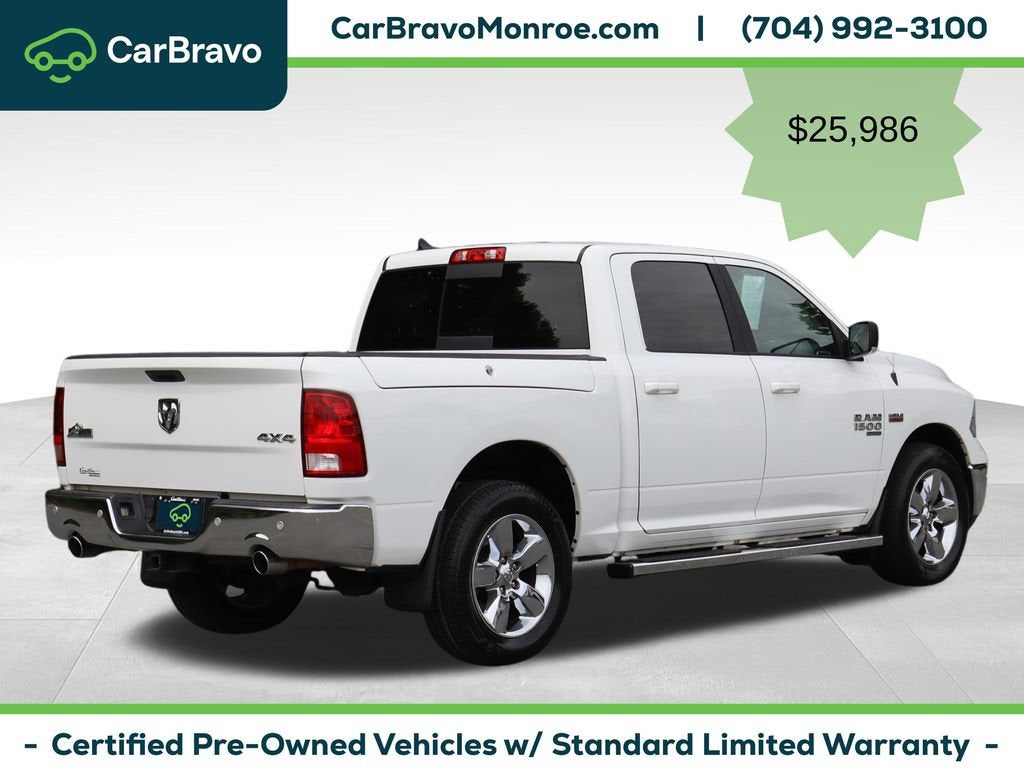 2019 RAM 1500 Classic Big Horn Crew Cab 4x4 5'7" Box