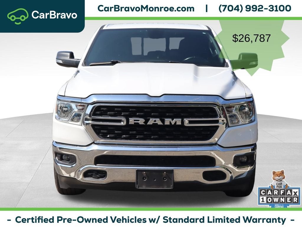 2022 RAM 1500 Big Horn Crew Cab 4x2 6'4" Box
