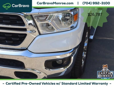 2022 RAM 1500 Big Horn Crew Cab 4x2 6'4" Box