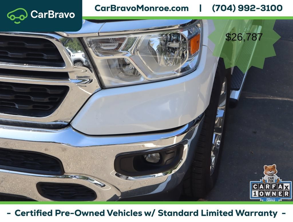 2022 RAM 1500 Big Horn Crew Cab 4x2 6'4" Box