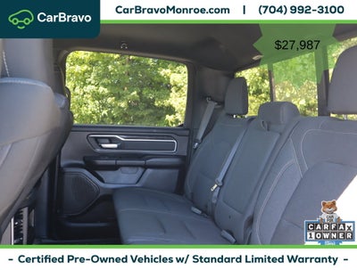 2022 RAM 1500 Big Horn Crew Cab 4x2 6'4" Box