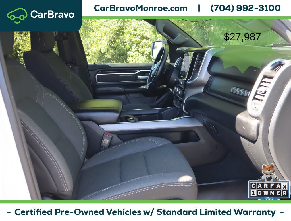 2022 RAM 1500 Big Horn Crew Cab 4x2 6'4" Box