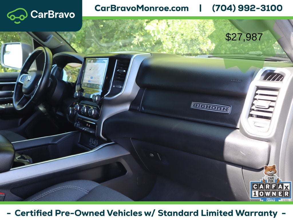 2022 RAM 1500 Big Horn Crew Cab 4x2 6'4" Box