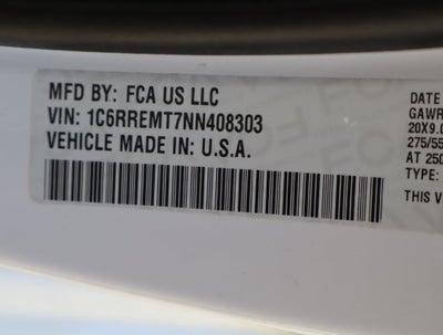 2022 RAM 1500 Big Horn Crew Cab 4x2 6'4" Box
