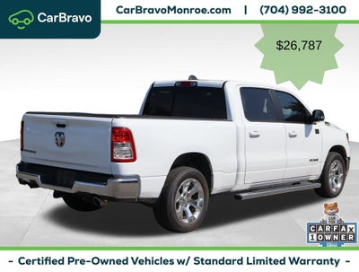 2022 RAM 1500 Big Horn Crew Cab 4x2 6'4" Box