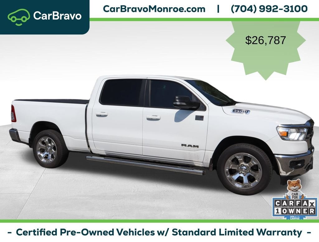 2022 RAM 1500 Big Horn Crew Cab 4x2 6'4" Box