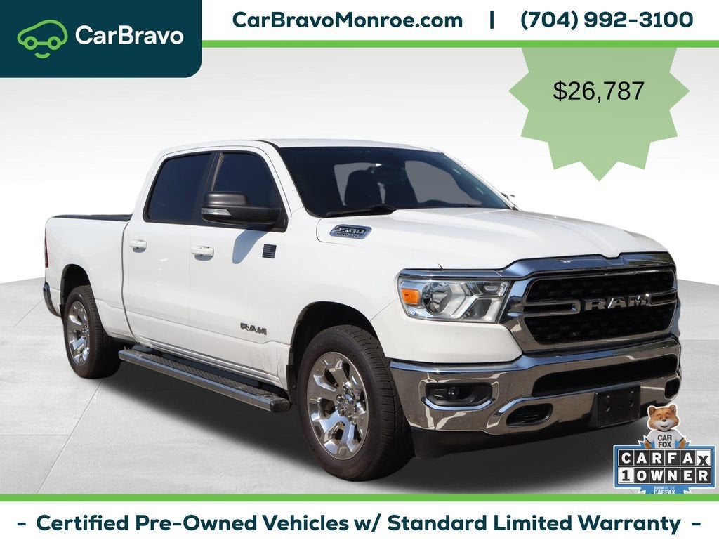 2022 RAM 1500 Big Horn Crew Cab 4x2 6'4" Box