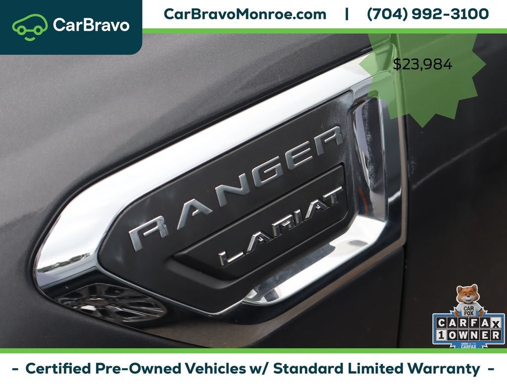 2019 Ford Ranger LARIAT 2WD SuperCrew 5' Box