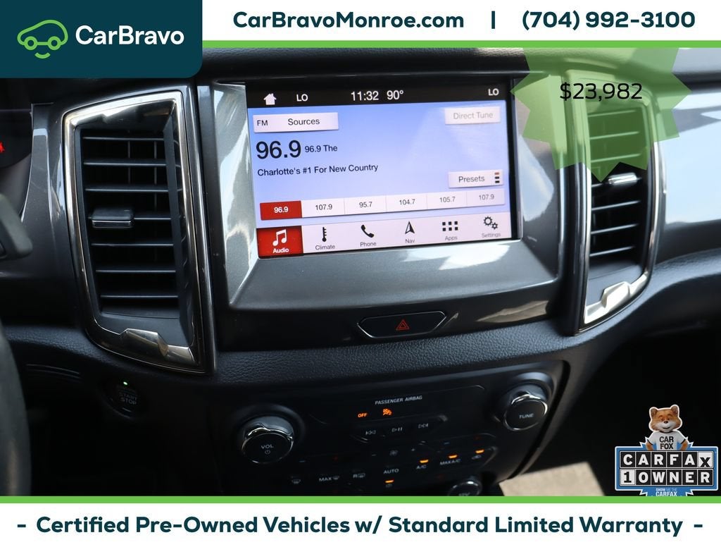 2019 Ford Ranger LARIAT 2WD SuperCrew 5' Box