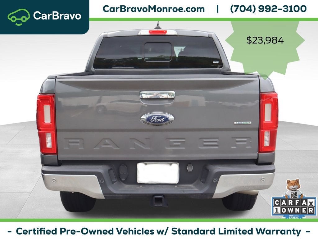 2019 Ford Ranger LARIAT 2WD SuperCrew 5' Box