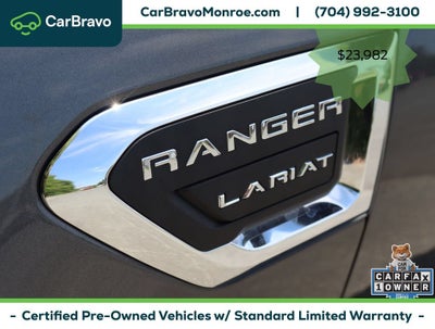 2019 Ford Ranger LARIAT 2WD SuperCrew 5' Box