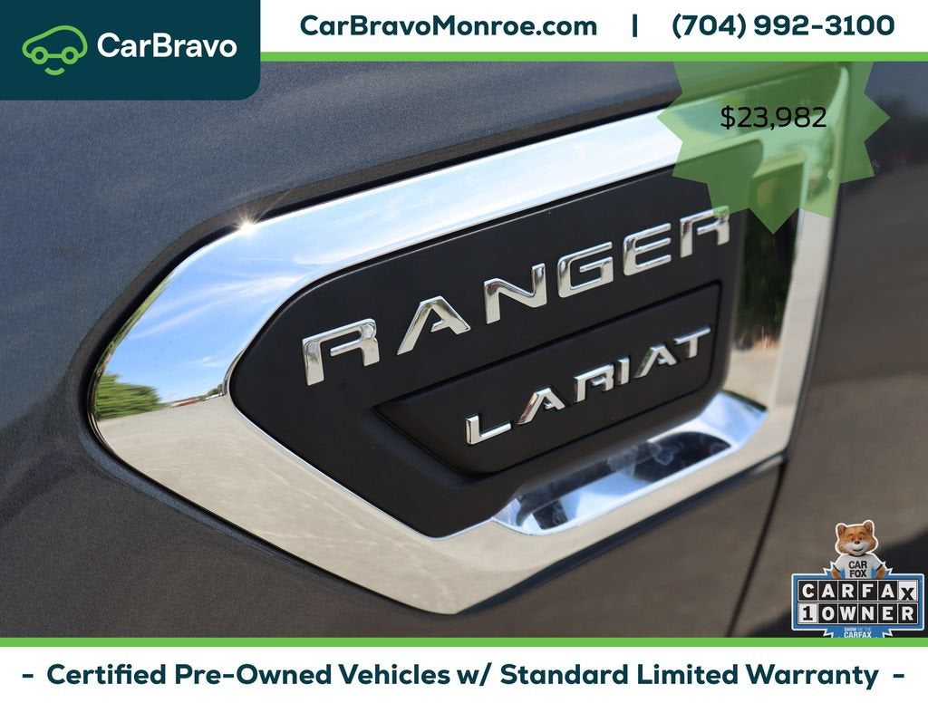 2019 Ford Ranger LARIAT 2WD SuperCrew 5' Box