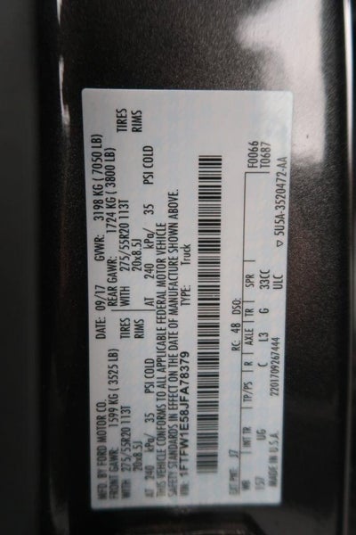 2018 Ford F-150 XLT 4WD SuperCrew 5.5' Box