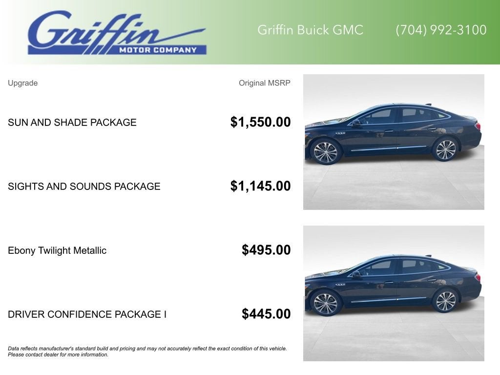2019 Buick LaCrosse 4dr Sdn Essence AWD