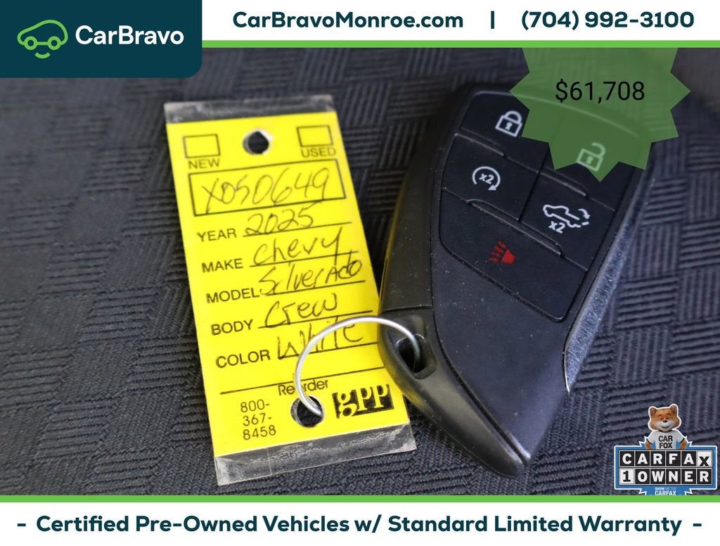 2025 Chevrolet Silverado 2500 HD 4WD Crew Cab 159" LT