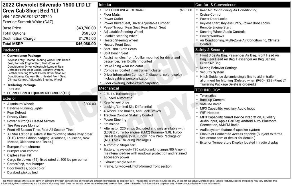 2022 Chevrolet Silverado 1500 Limited LT - Photo 55