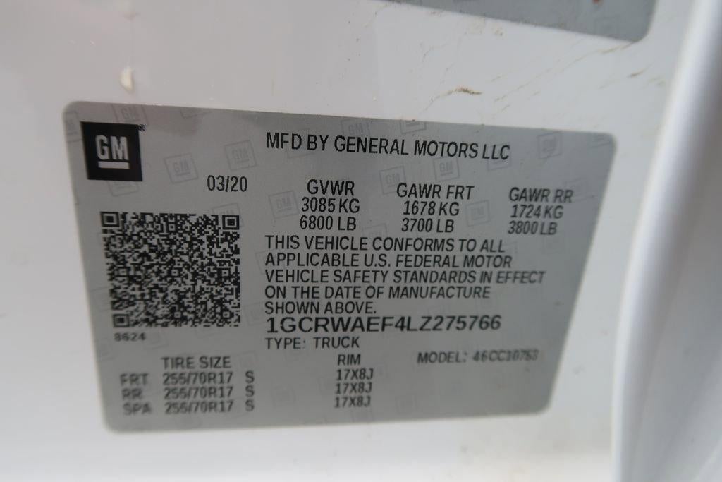 2020 Chevrolet Silverado 1500 2WD Double Cab 147" Work Truck