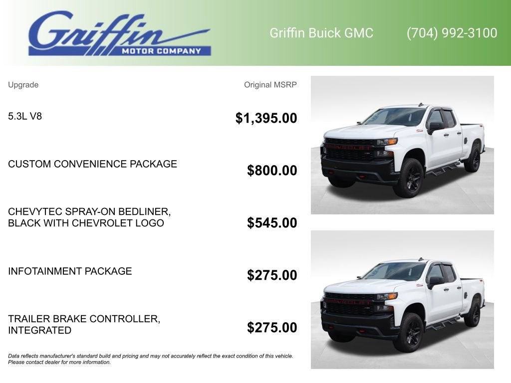2019 Chevrolet Silverado 1500 Custom Trail Boss