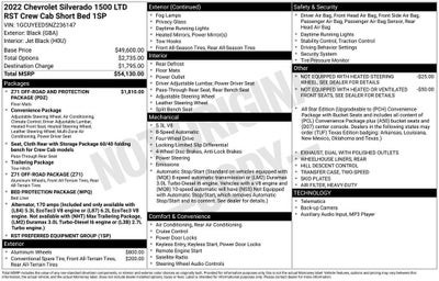 2022 Chevrolet Silverado 1500 LTD 4WD Crew Cab 147" RST All Star Edition