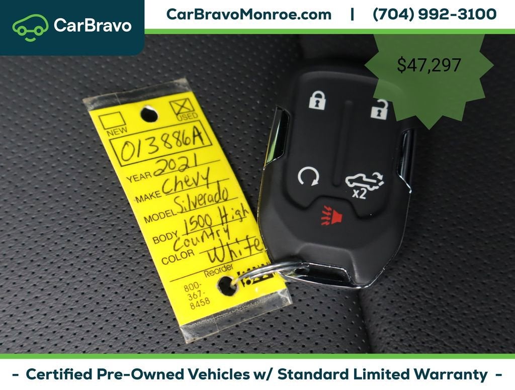 2021 Chevrolet Silverado 1500 4WD Crew Cab 147" High Country