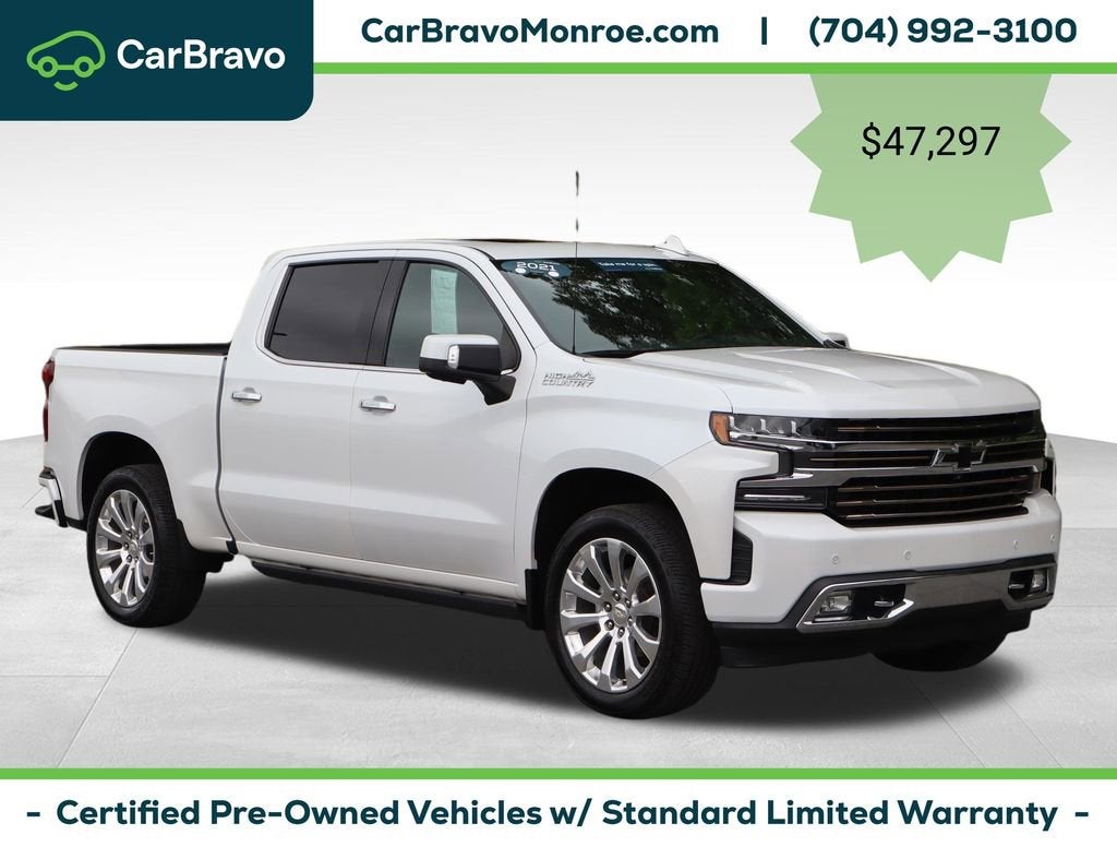 2021 Chevrolet Silverado 1500 4WD Crew Cab 147" High Country