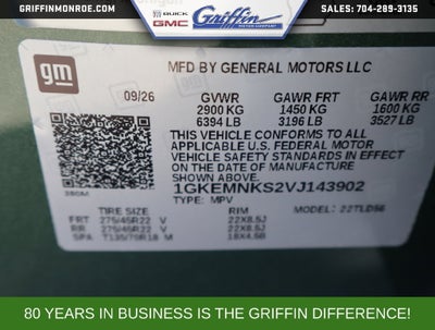 2027 GMC Acadia Elevation