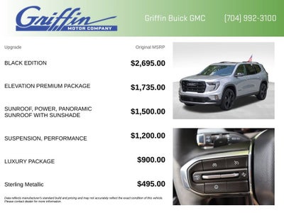 2026 GMC Acadia Elevation