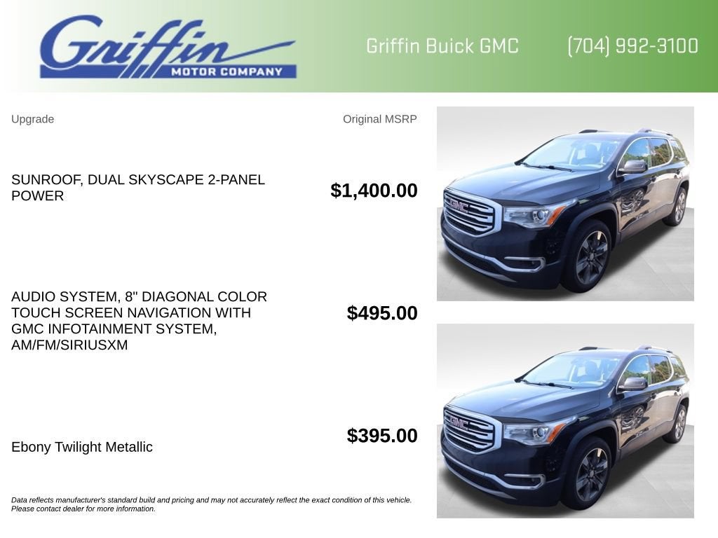 2018 GMC Acadia SLT