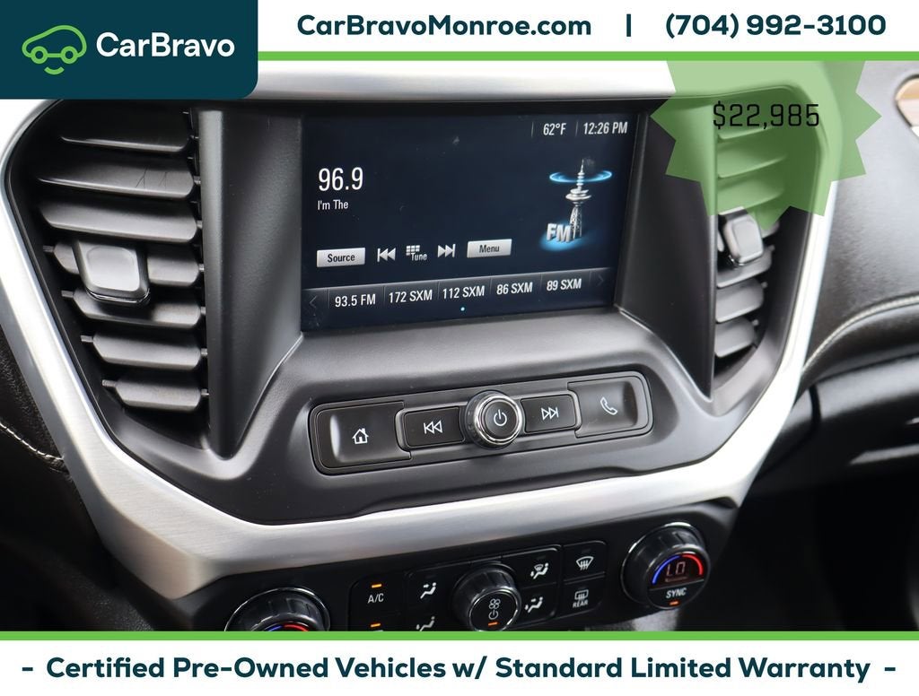 2019 GMC Acadia AWD 4dr SLE w/SLE-2