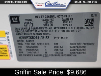 2015 GMC Acadia FWD 4dr Denali