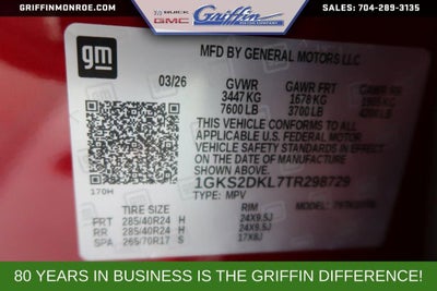 2026 GMC Yukon Denali