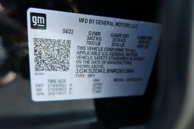 2022 GMC Yukon 4WD 4dr Denali