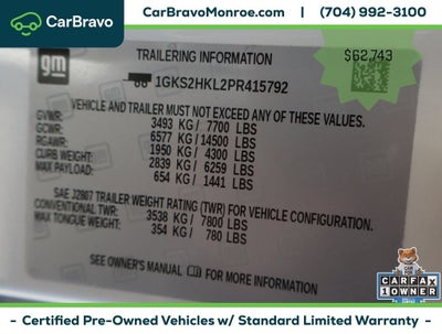 2023 GMC Yukon XL 4WD 4dr AT4
