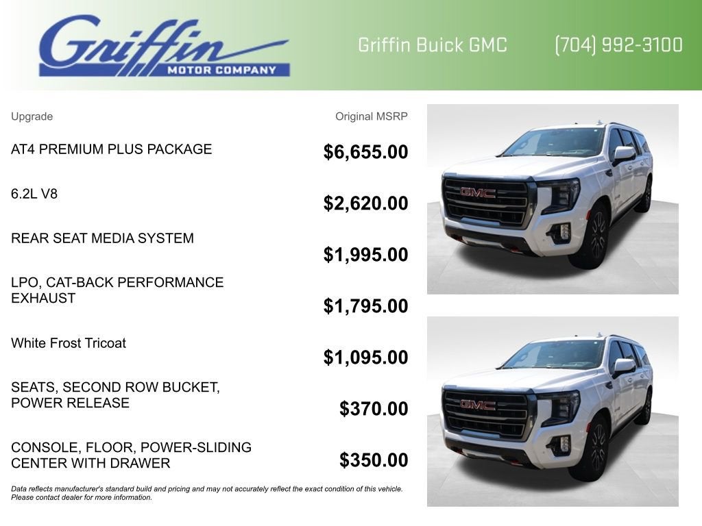 2023 GMC Yukon XL 4WD 4dr AT4