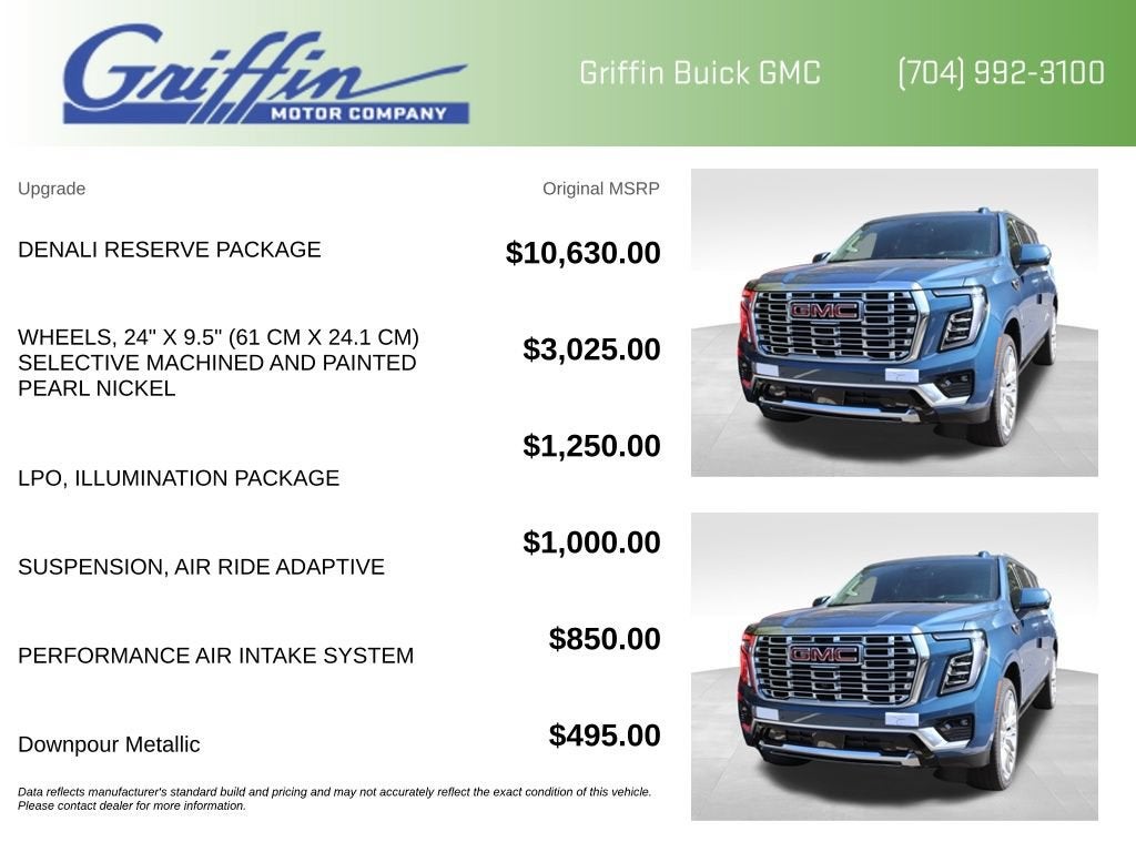 2026 GMC Yukon XL Denali