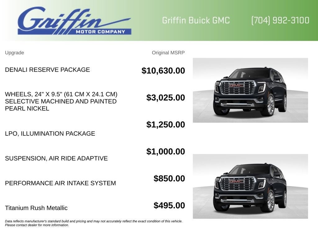 2026 GMC Yukon XL Denali