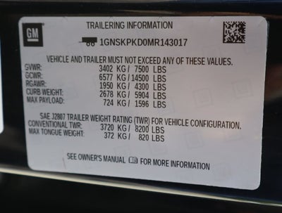 2021 Chevrolet Tahoe Z71
