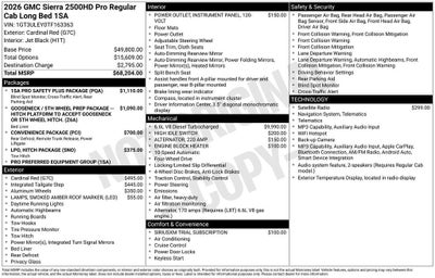 2026 GMC Sierra 2500 HD Pro