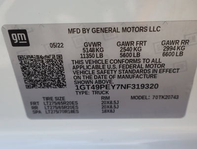 2022 GMC Sierra 2500 HD AT4