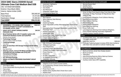 2024 GMC Sierra 2500 HD 4WD Crew Cab 159" Denali Ultimate