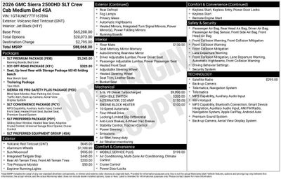 2026 GMC Sierra 2500 HD SLT