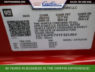 2026 GMC Sierra 2500 HD AT4