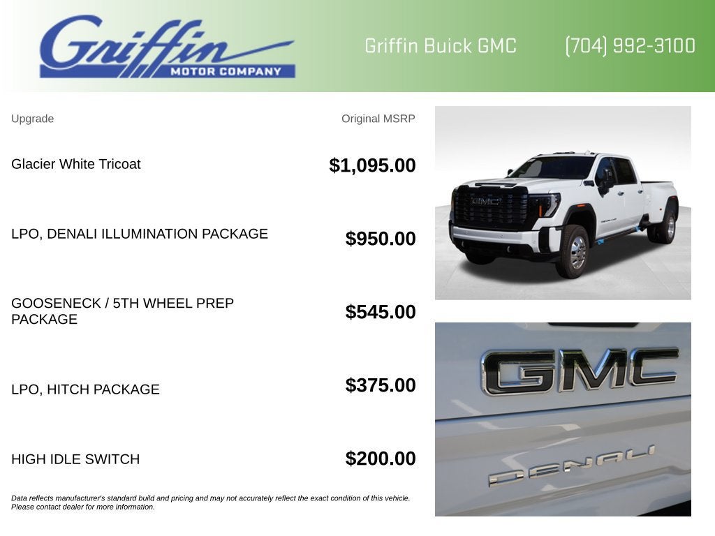 2026 GMC Sierra 3500 HD Denali Ultimate DRW