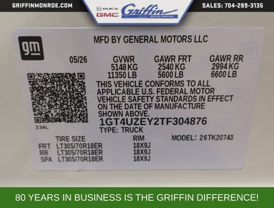 2026 GMC Sierra 2500 HD AT4X