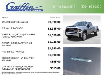 2026 GMC Sierra 3500 HD SLE DRW