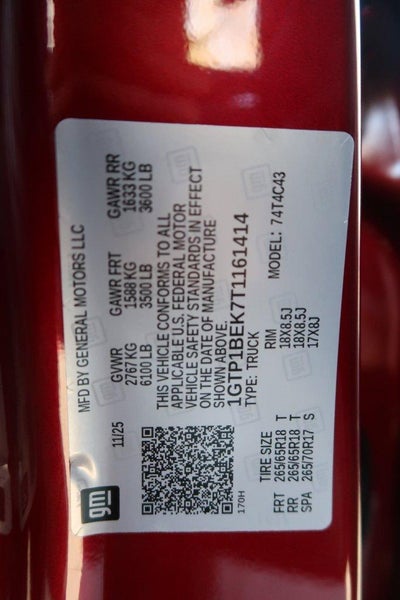 2026 GMC Canyon 2WD Elevation