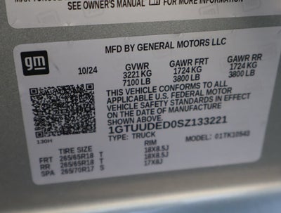 2025 GMC Sierra 1500 SLT